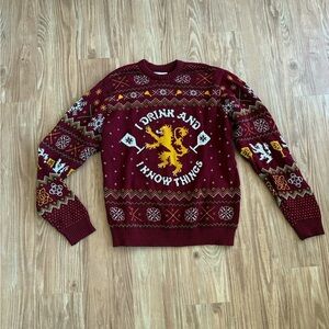 Game of Thrones “I Drink and I Know Things” Sweater